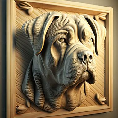 3D model Nagazi dog (STL)